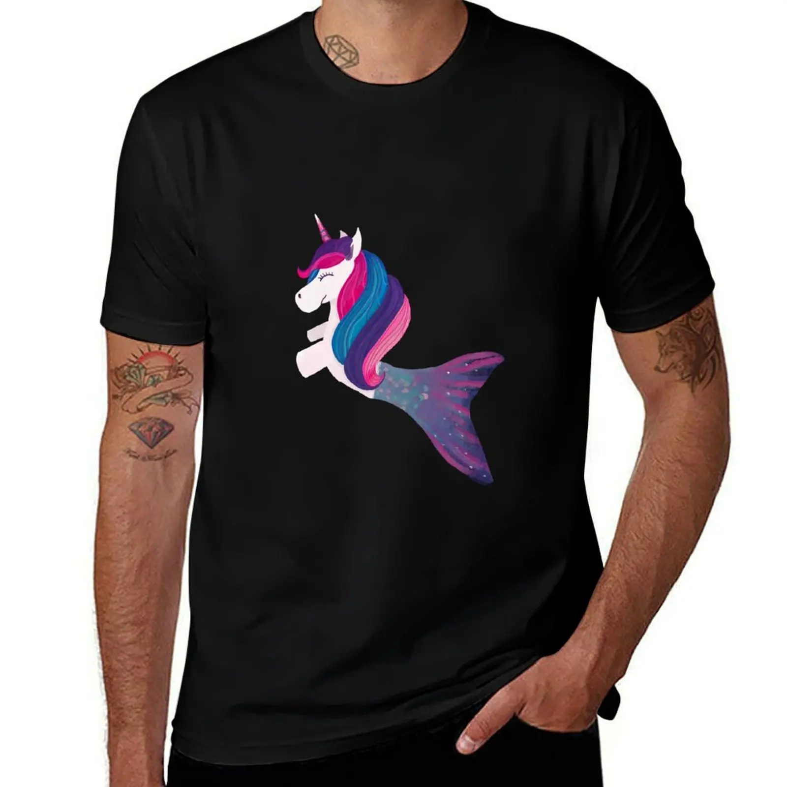 

Mermicorn (pink) T-Shirt Comfortable Daily Wear Tee