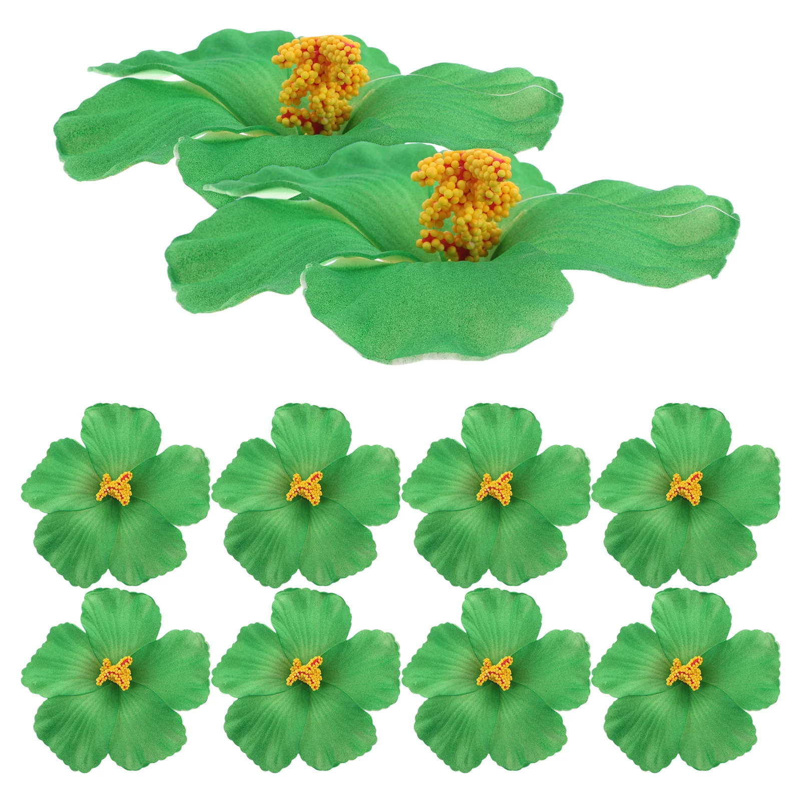 

10 Pcs Artificial Plastic Flowers Fake Hawaiian Arrangements Eva for Handicrafts Tropical