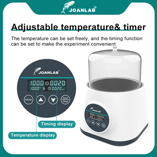 Imagen 2 del producto JOANLAB Baño de agua Laboratorio Temperatura constante Pantalla digital Temperatura ambiente -100 ℃ Función de combustión antiseca 2L 110/220V