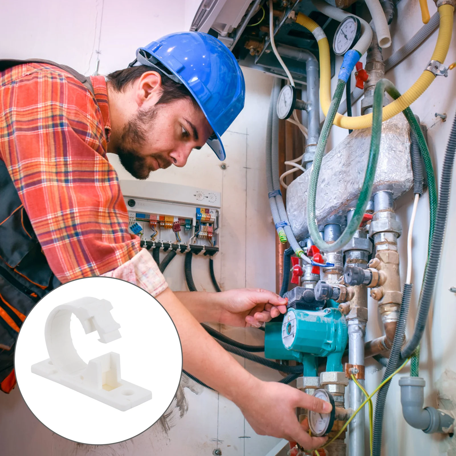 

20Pcs Cord Management Clips Self Adhesive Cable Clamps for Household Wire Organization Tidy Your Desktop Cables on Glass Metal