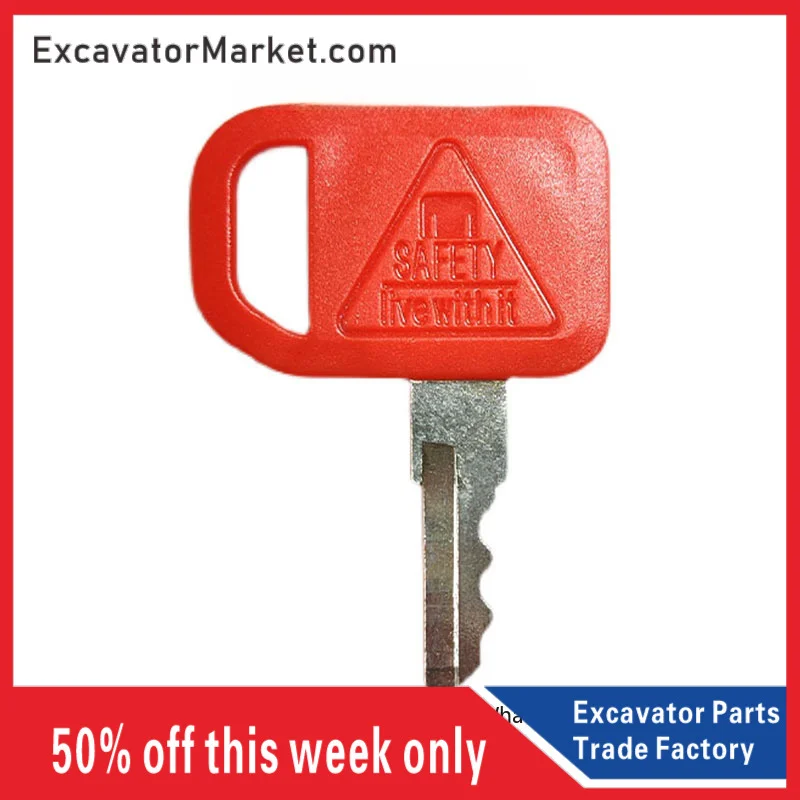 

for 3PCS Excavator Accessories Ignition Key For H800 / JDG / JDR / JDS