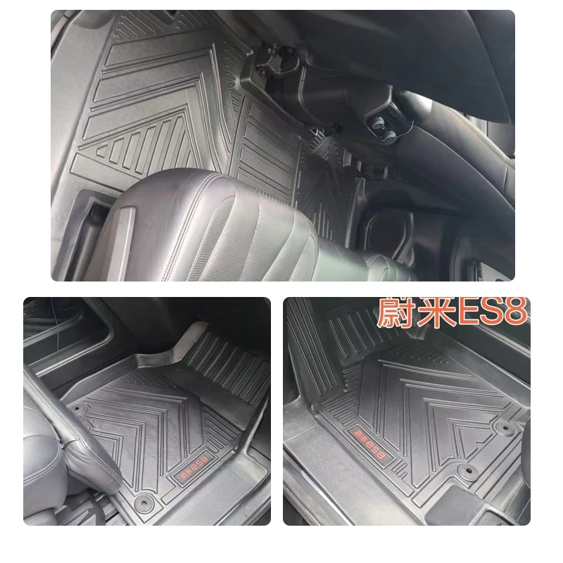 Car Floor Mats For NIO ES8 2018 2019 2020 2021 2022 5seat 6seat Dirt-resistant Foot Carpet Floor Cover Auto Interior Accessories