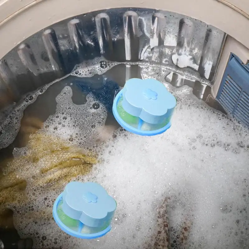 Hair Collector For Washing Machine Catch Lint Washing Machine Laundry Ball Floating Pet Lint Hair Catcher Clothes Cleaning