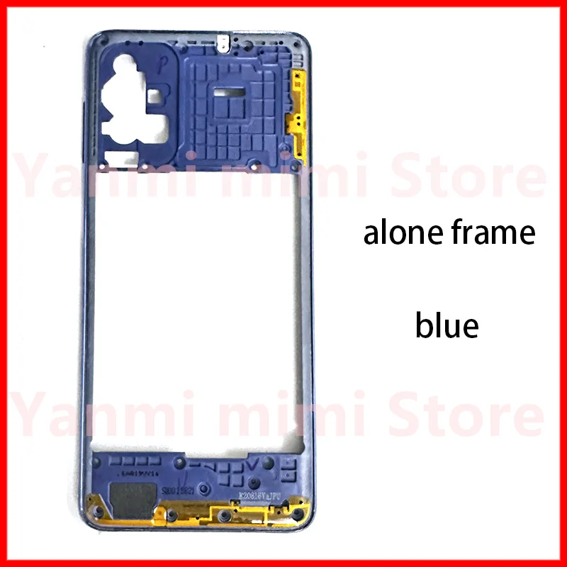 NEW For Samsung Galaxy M51 M515 Housing Phone Middle Frame Chassis cover shell Case Side Buttons Repair Parts Replacement