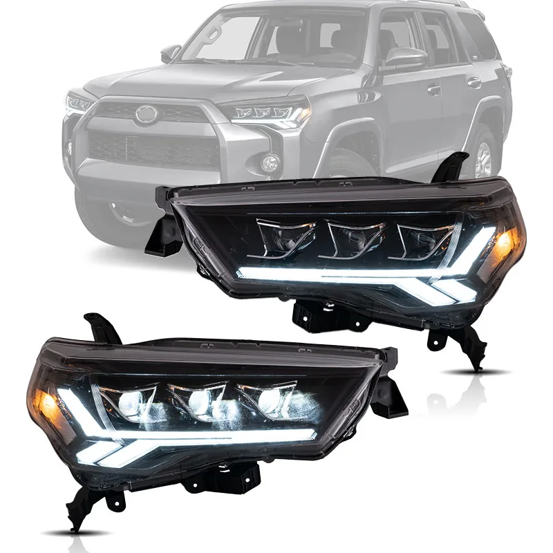 Factory Manufacturer Head Light Full Led Lens 2014-2020 4Runner Headlights For TOYOTA RUNNER