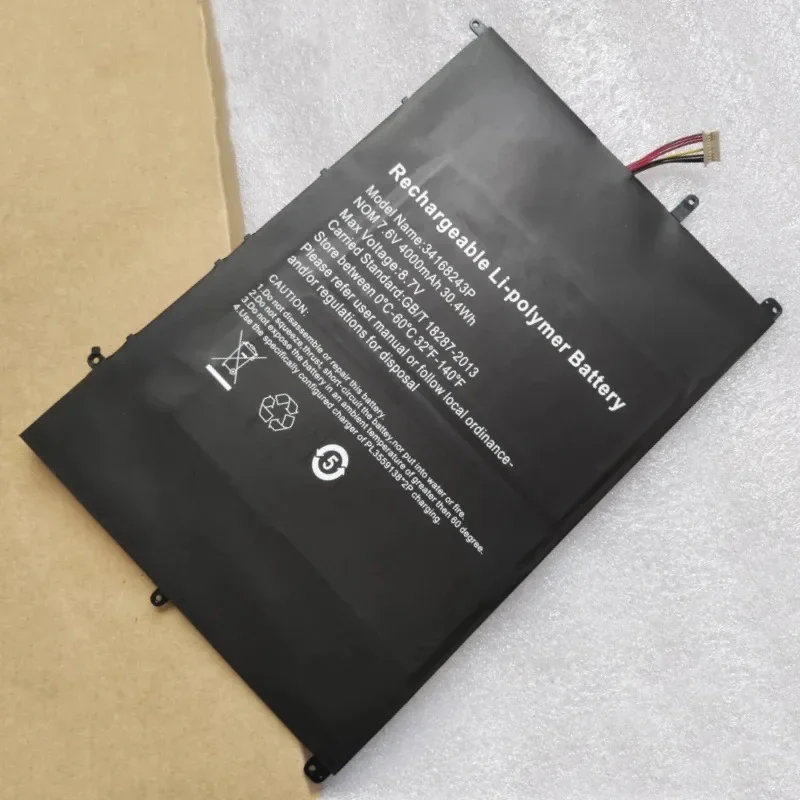 

New 34168243 P H- 34168243 P 7.6V 5000mAh 38Wh Laptop Battery For Chiwei Bmax X15 Y1X4 15.6 inch X156-MC Tablet PC%100 test