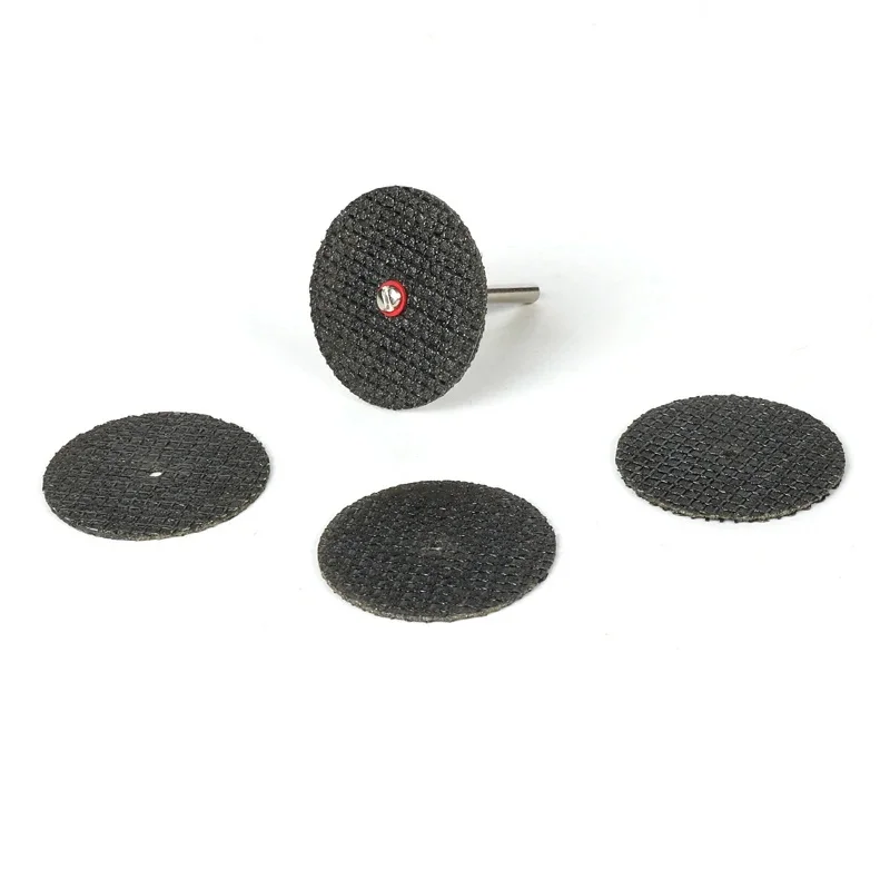 100PCS Diamond Cutting Discs and 5PCS Shank Dremel Accessories Abrasive Discs Mini Drill Rotary Tool Accessories Bit Set