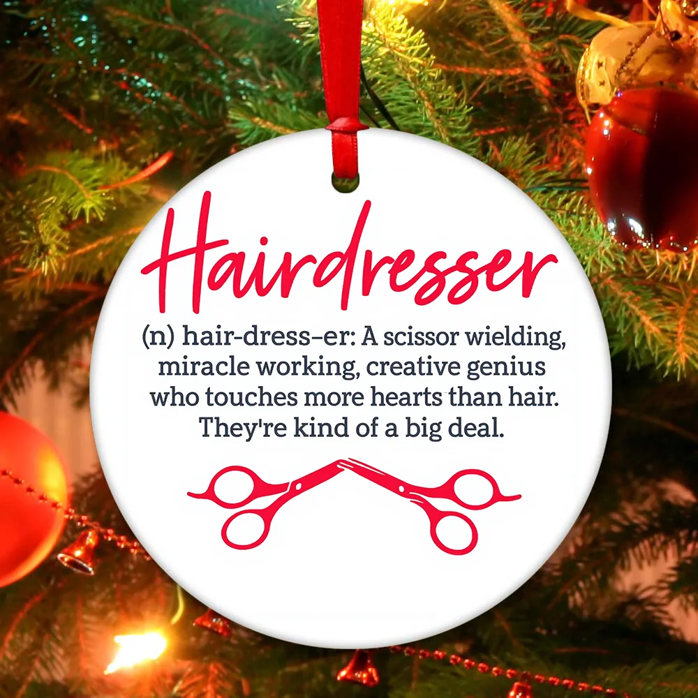 

1шт рождественского круглого керамического логотипа, печатный дизайн, с подвеской на ремешке, чтобы повесить на Рождество