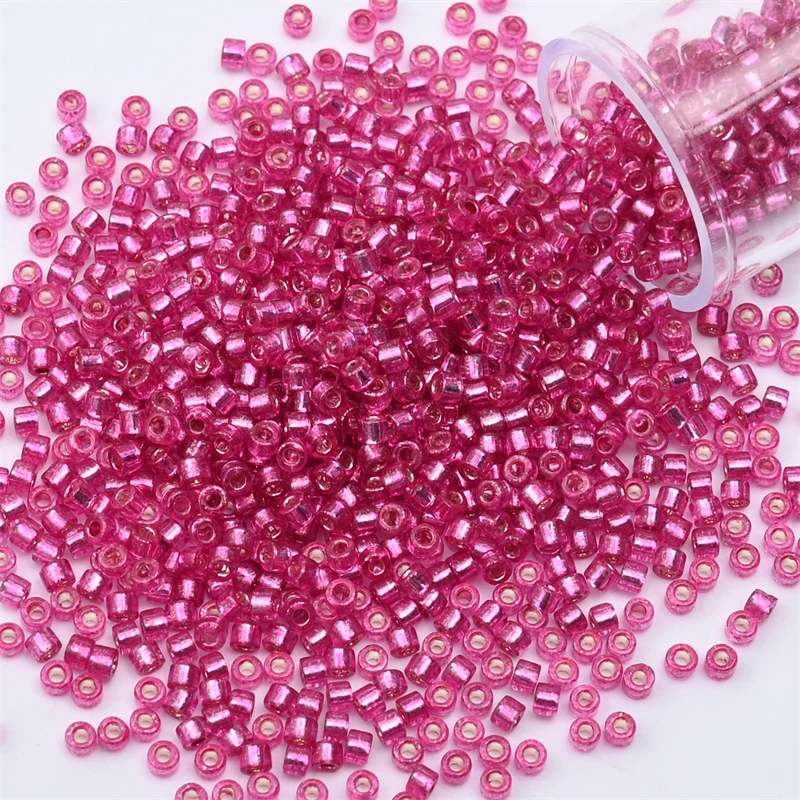 2mm Silver Colour Mini Japanese Glass Beads for DIY Craft