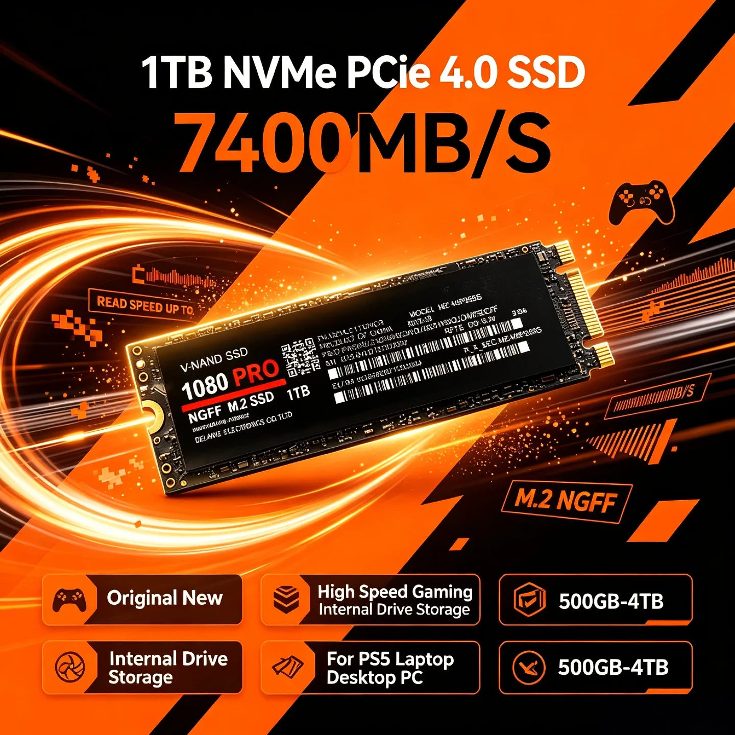 Pc Gaming Vs Ps5 - Original New M.2 NGFF NVMe PCIe