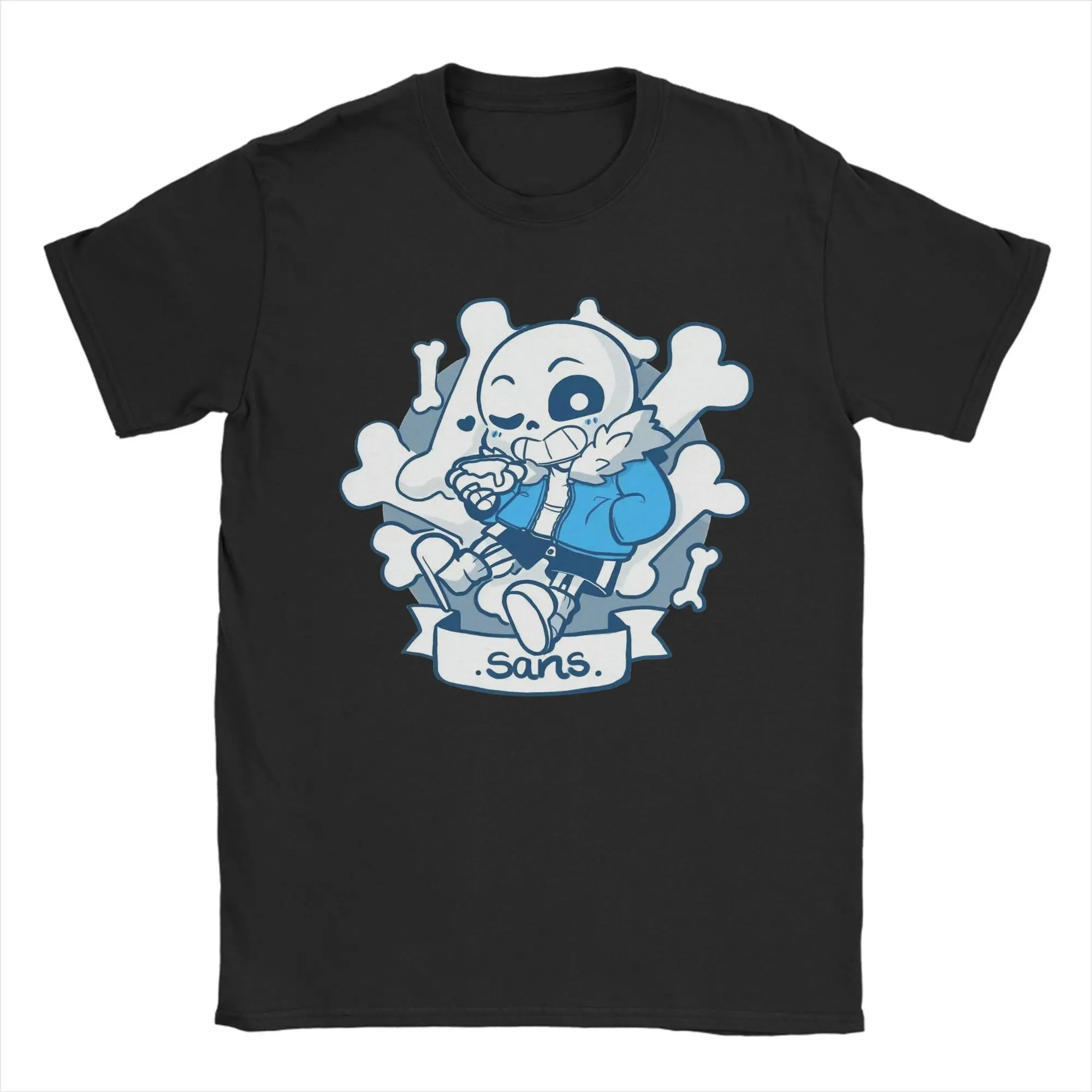 

Undertale Megalovania Sans Chibi T Shirt Men Cotton Crazy T-Shirts O Neck Tee Shirt Short Sleeve Clothing Original