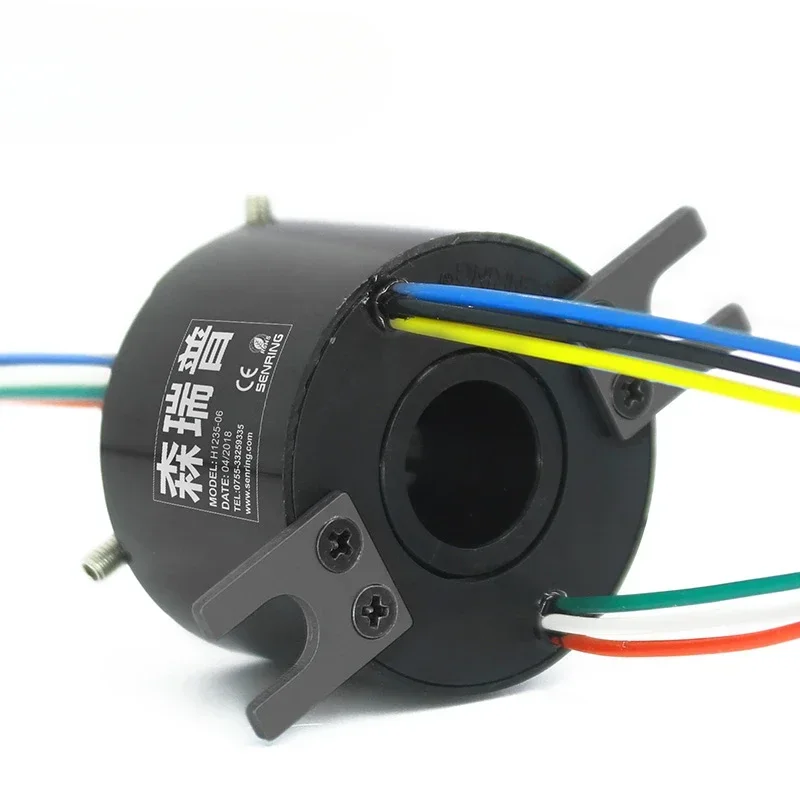 High speed slip ring, 6 channels, 12 channels, 5A current cable, 1000 rpm, 360 rpm, high-speed rotating conductive ring