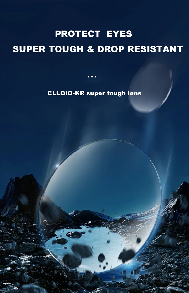 CLLOIO MR-8 High Quality Toughness Thinner Super-Tough Optical Lenses Aspheric Lens Series Myopia Hyperopia Presbyopia Lens