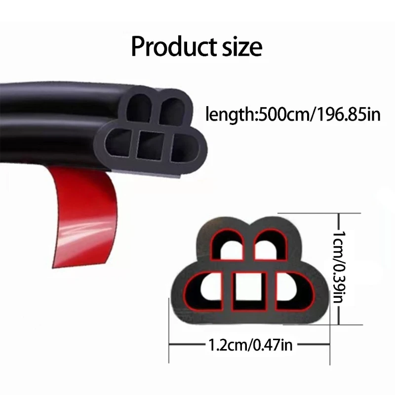 Front Windshield Car Sealing Strips Car Roof Window Seal Protector Waterproof Soundproof Dustproof Sealing Strips