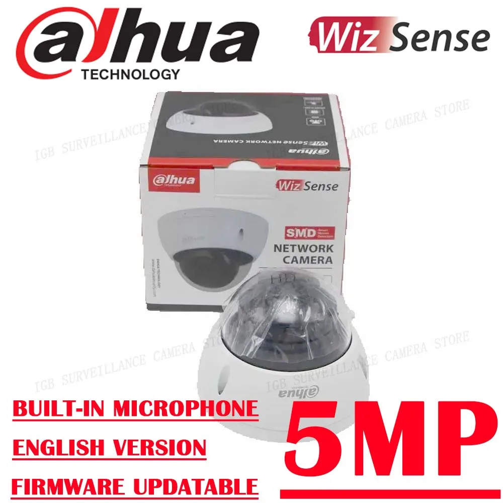 Dahua IPC-HDBW2541E-S 5MP Surveillance IP Camera Outdoor POE Mini Dome Camera IR 30m IP67 Weatherproof IK10 Vandal-proof