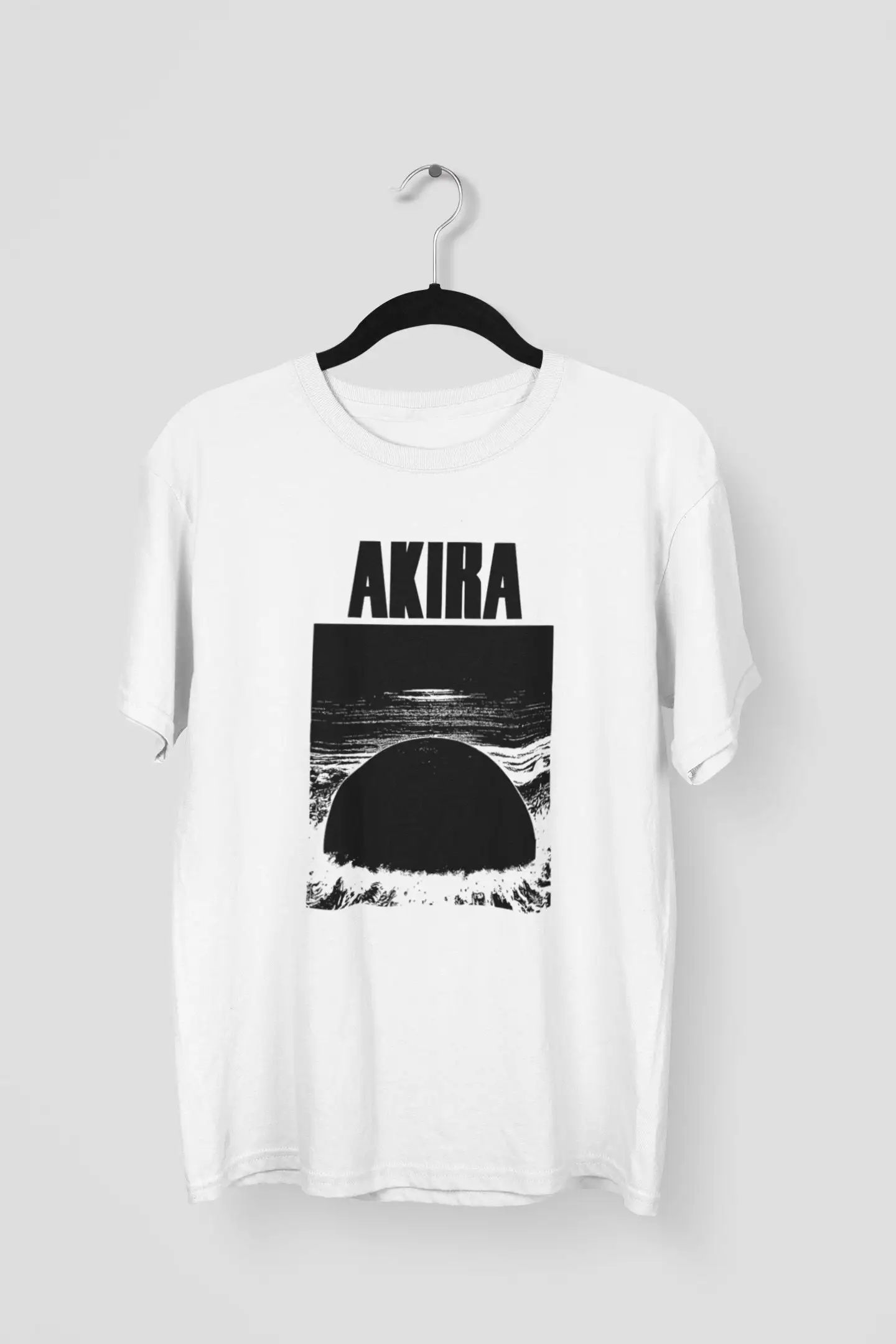 Akira Anime Merch Explosion Retro T Shirt Kaneda Tetsuo