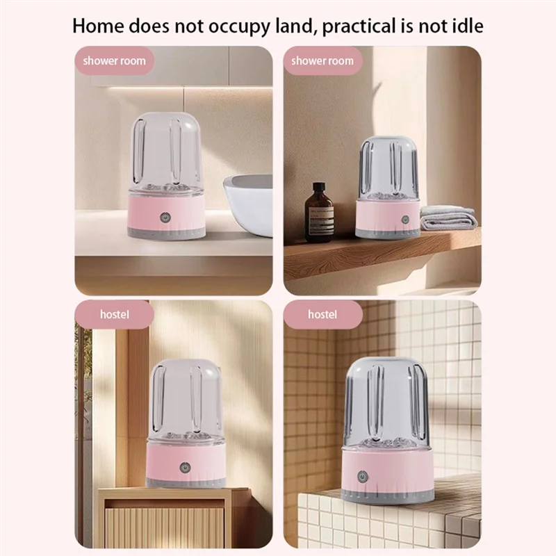 Lavadora de ropa interior portátil inalámbrica recargable de 2000MAH, Mini lavadora portátil para viajes de apartamentos A