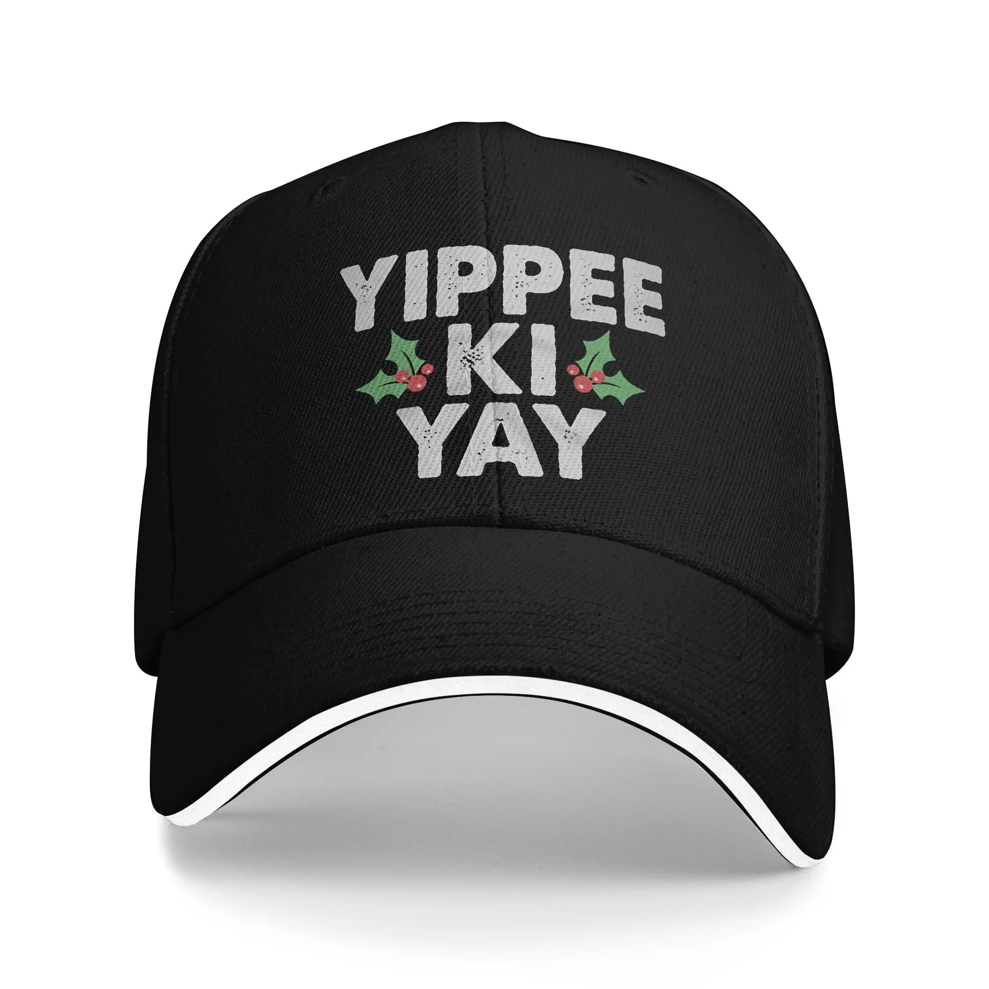 YIPPEE KI YAY  Casual Baseball Cap Die Hard Outdoor Sport Hip Hop Hats Summer Breathable Unisex Men Fashion Snapback Cap