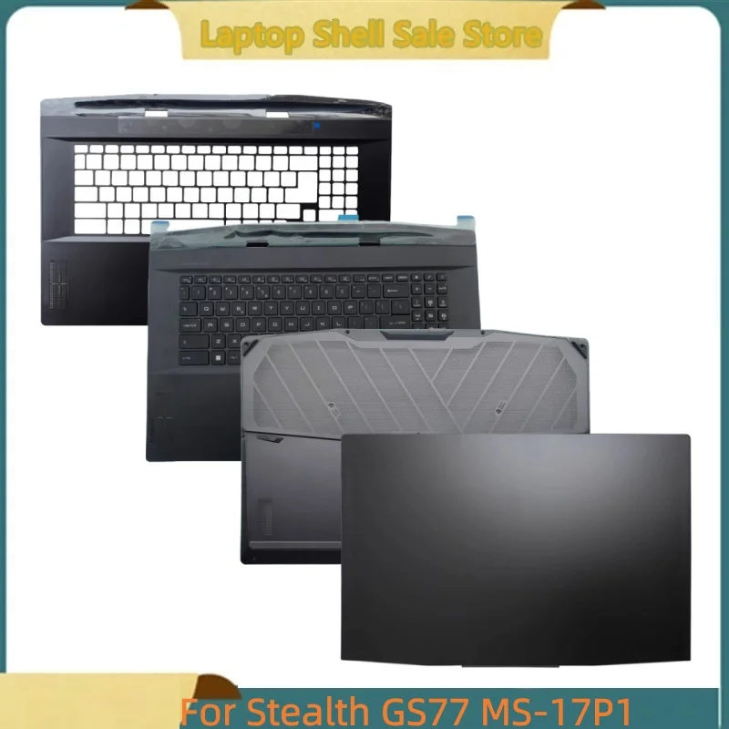 

New Laptop For Stealth GS77 MS-17P1 Top Case Rear Lid Lcd Back Cover/Upper Case Palmrest Cover C shell Keybord/Bottom Base Cover
