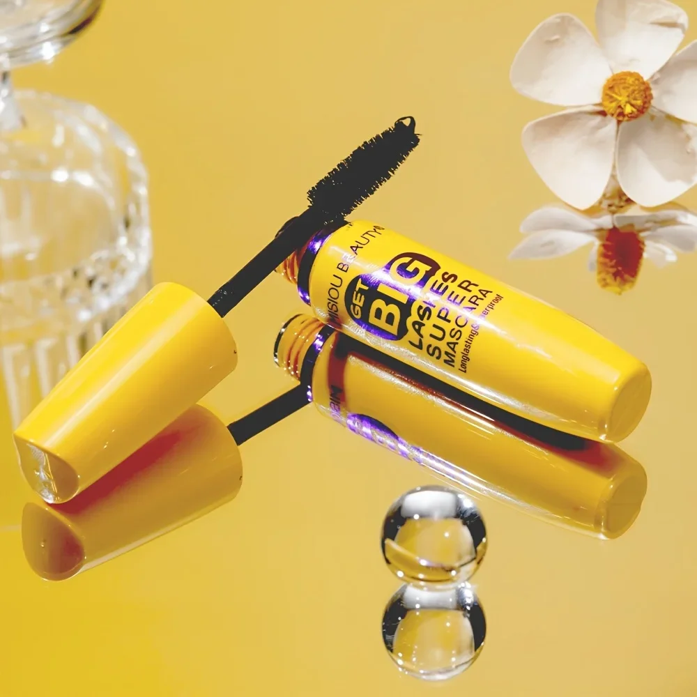Black 3D Mascara Eyelashes Professional Brush Long-Lasting Waterproof Curl Thickening Lengthening Natural Eye Makeup Cosmetics