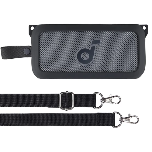 Imagen 2 del producto La más nueva funda de viaje al aire libre de silicona suave con funda con correa para el hombro para Altavoz Bluetooth inalámbrico Anker Soundcore Motion 300