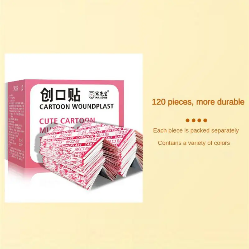 عصابة مساعدة للأطفال على شكل حيوانات كرتونية ، ضمادات لاصقة ، مجموعة الطوارئ الأولى ، بقع جبس للجرح ، الإرقاء ، من من من من من من من من من من من من من من من من من من من من من من من من من من من كل قطعة