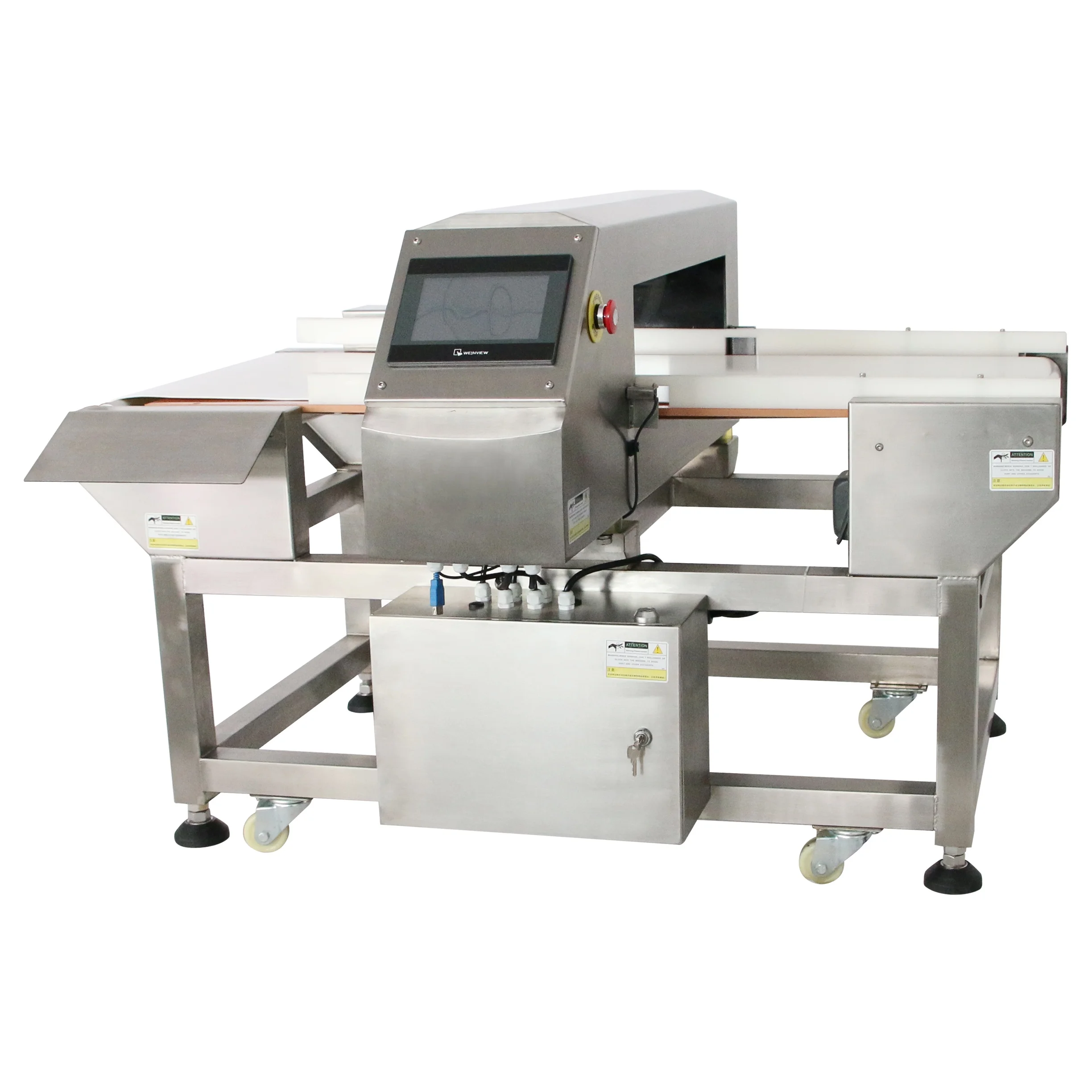 Food Processing Industry Sea Electronic Conveying Food Metal Detector