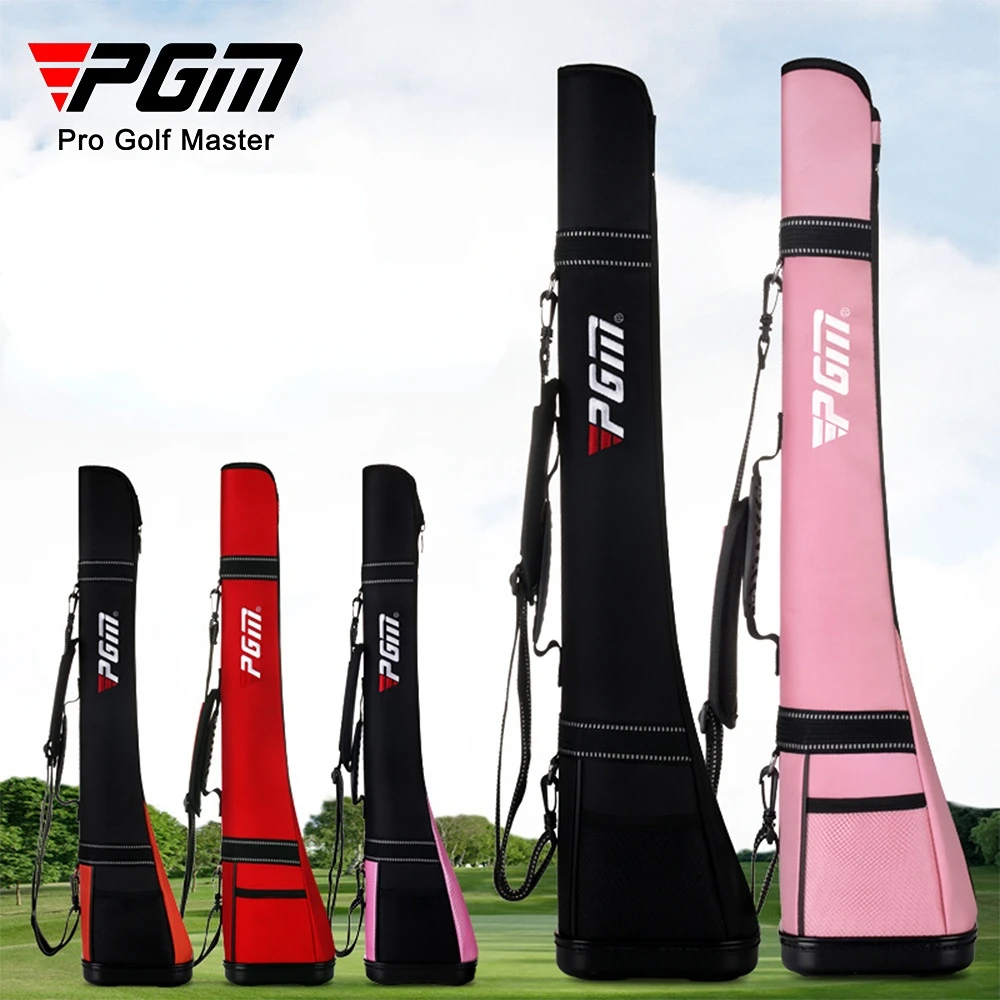 PGM  Waterproof Nylon Golf Gun Bag Protable Golf Sunday Bag for 4~5pcs Golf Clubs Lightweight Golf Caddie Aviation Bag QIAB010