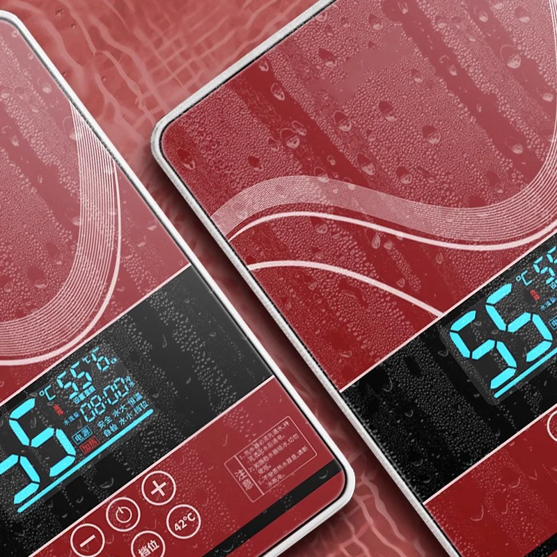 SL-X1-60 سخان مياه كهربي فوري منزلي سريع الحرارة اللمس سخان مياه حمام صغير صالون حلاقة 6000 واط