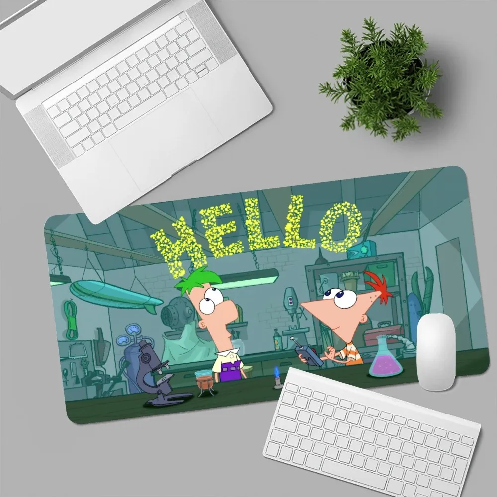 MINISO Disney Phineas and Ferb Mousepad Computer Laptop Gamer Pad PC Gaming Accessories Desk Mats