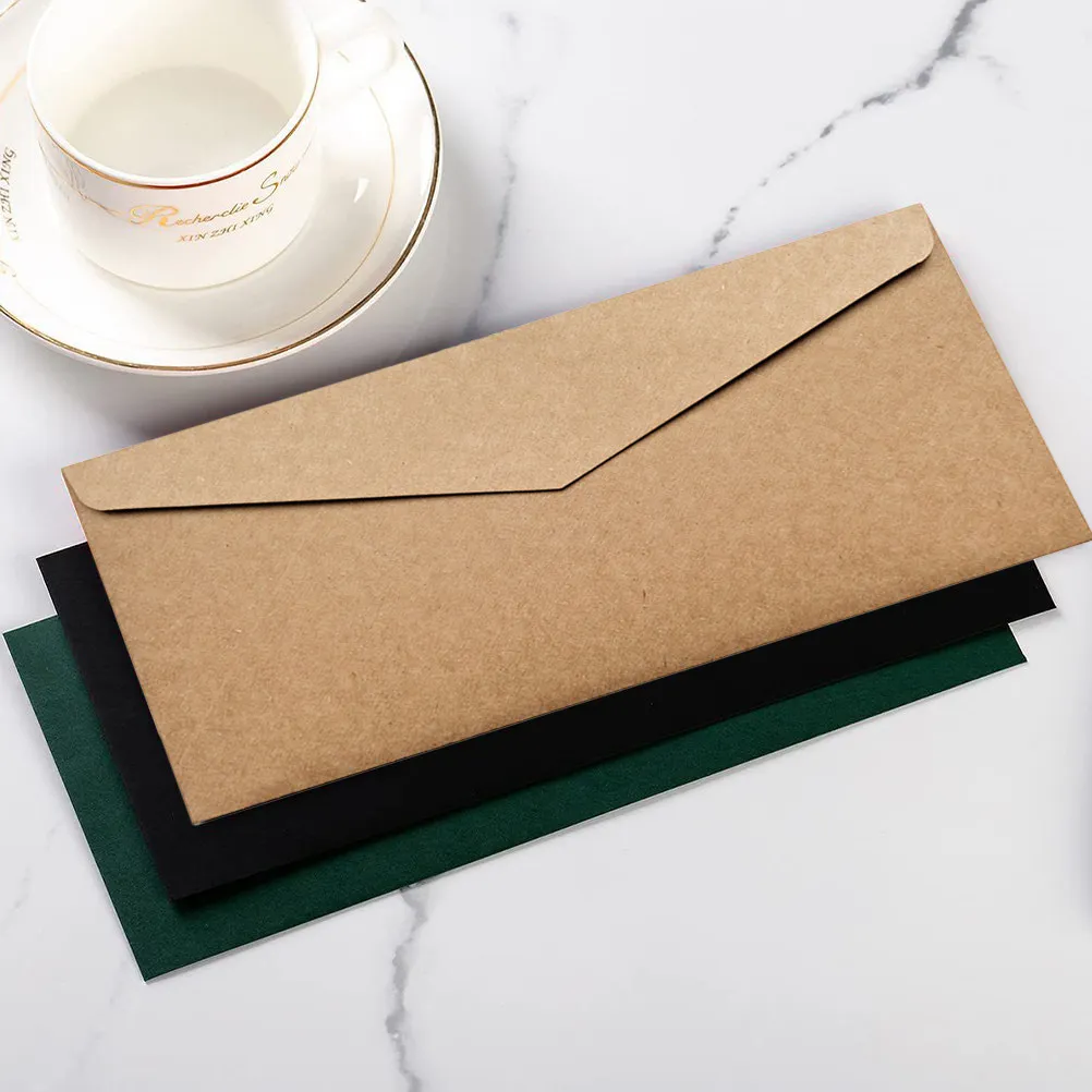 

40Pcs Decorative Invitation Envelopes Premium Smooth Paper Multi-Function Compact Envelopes for Wedding Shower Birthday Holiday