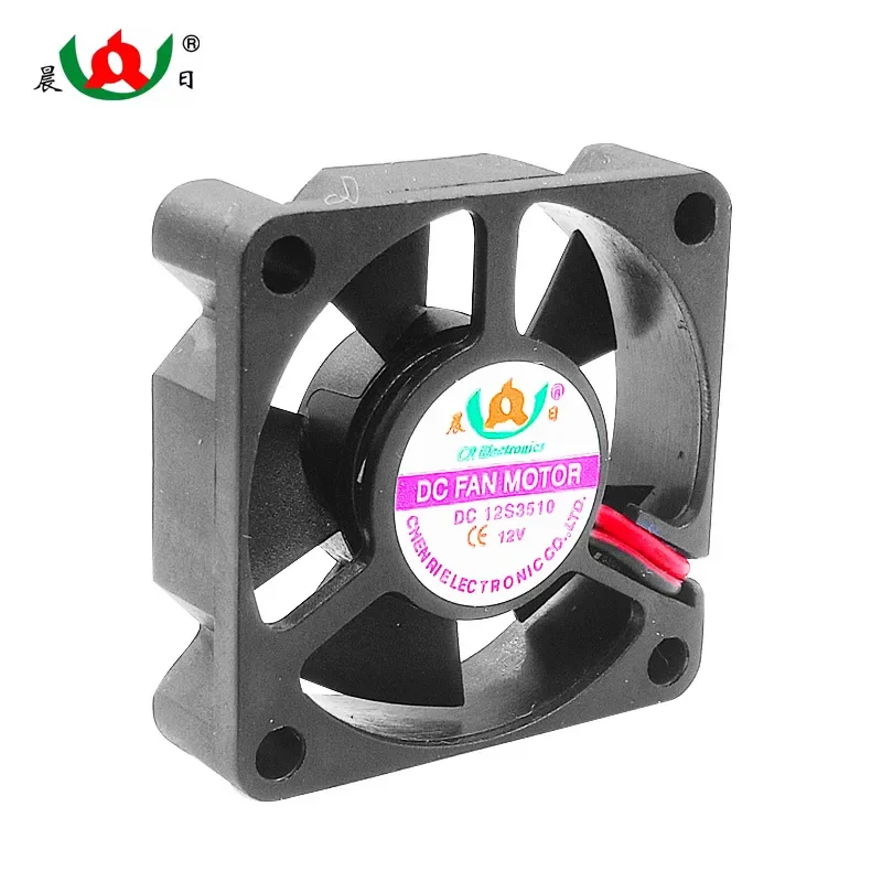 DC3510 DC PWM Speed Intelligent Temperature Control Square Cooling Fan for 5V 12V