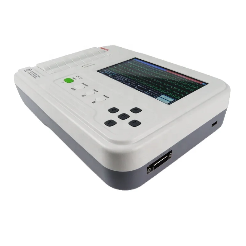 Digital 6 Channels ECG Machine ,touch screen ,and FREE PC ECG Software