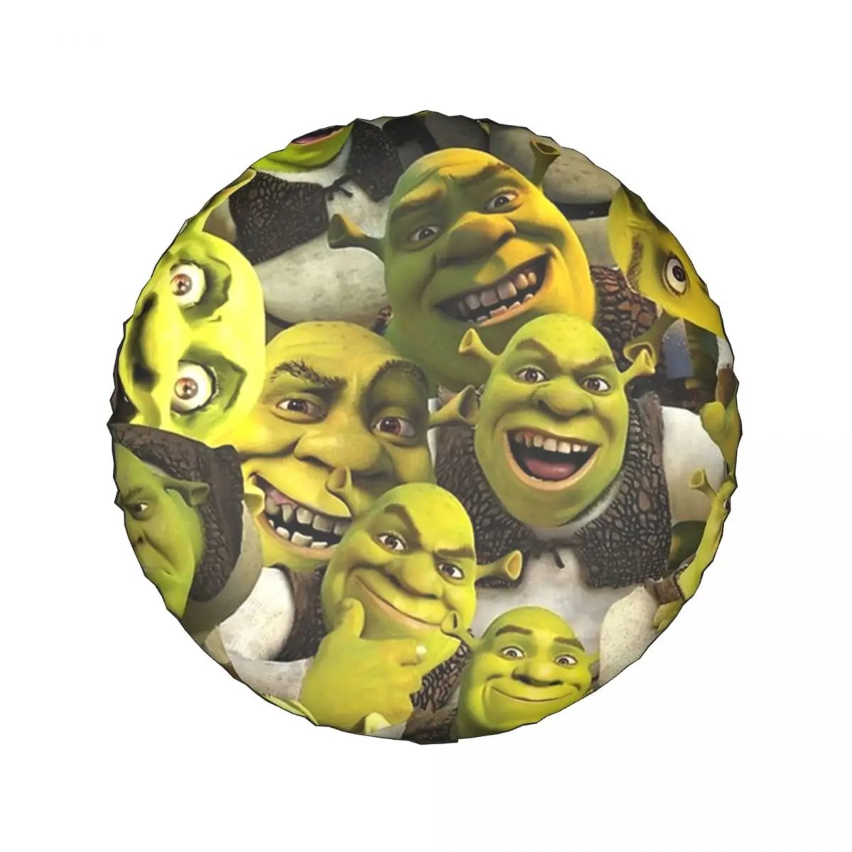 Shrek Ogres Collage Spare Wheel Tire Cover for Toyota RAV4 Funny Cartoon Jeep RV SUV Trailer Vehicle Accessories 14