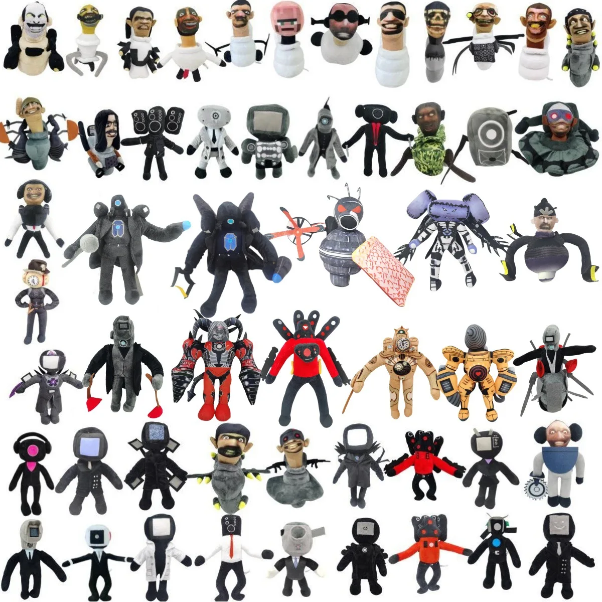 2026 Skibidii المراحيض أرقام ألعاب من نسيج مخملي كاميرامان المتحدث TVMan محشوة دمى لعب للأطفال هدية الكريسماس ديكور المنزل #2