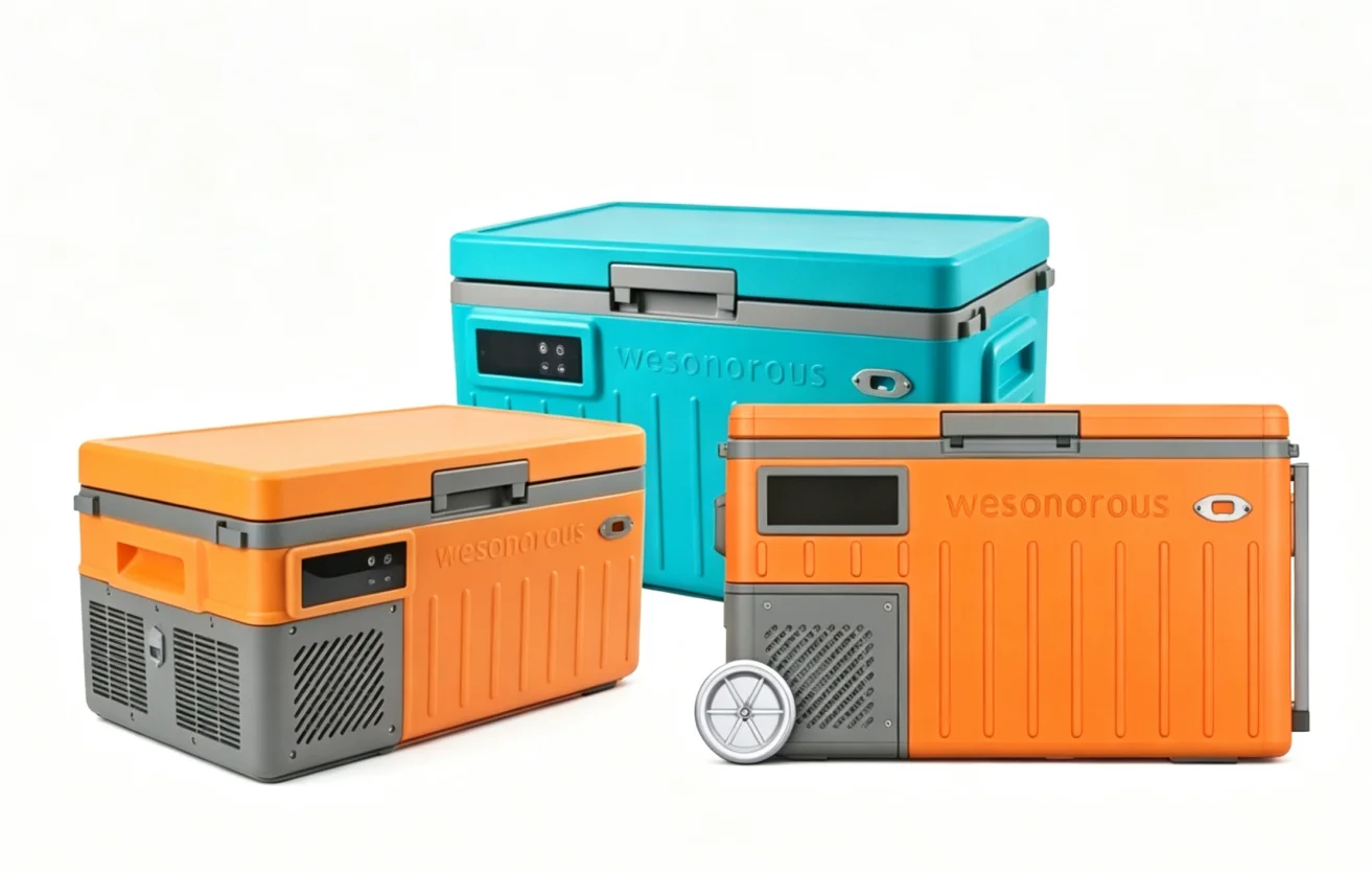 19L Portable Car Refrigerator 12V/24V DC Compressor Refrigerator Freezer -20 ℃ ℃ Suitable for car, RV camping