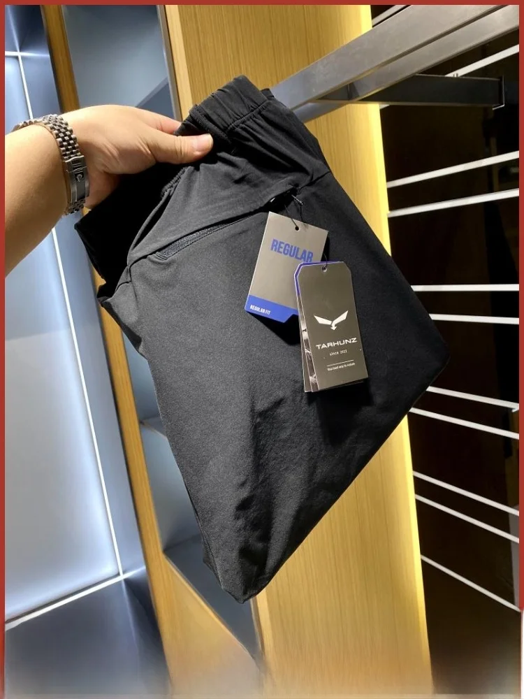 

Высококачественные легкие водонепроницаемые дышащие эластичные мужские повседневные брюки для походов на открытом воздухе, тонкие длинные брюки