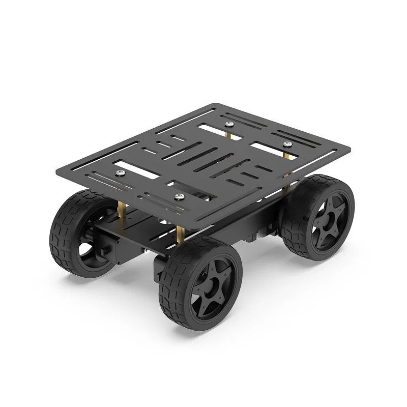 

The chassis width of the four-wheel drive trolley is less than 15CM.