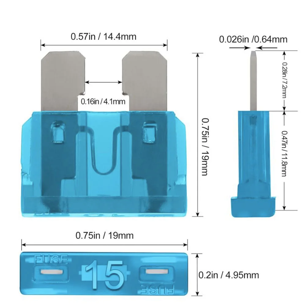 120-teiliges Standard-Sicherungssortiment, Flachsicherungen-Sortiment (2A 3A 5A 7,5A 10A 15A 20A 25A 30A 35A 40A) + Mit Sicherungsauszieher – Detail 7