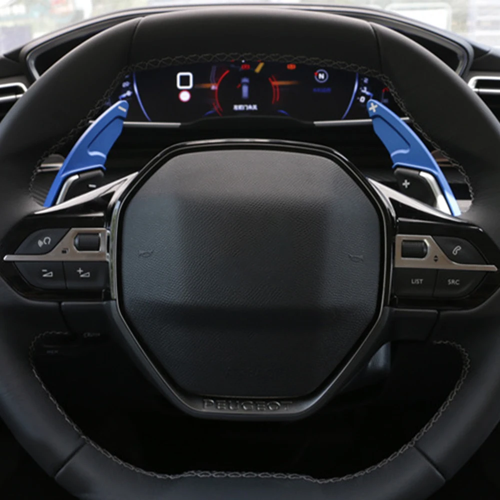 مجاذيف تحويل السيارة لبيجو 208 308 508 2008 3008 5008 GTi عجلة القيادة شيفتر تمديد الملحقات قبل 2017 #3