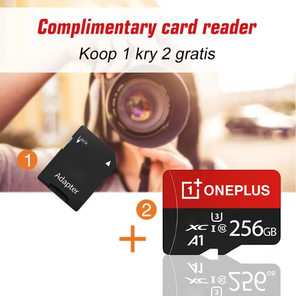Lenovo 2TB Hochgeschwindigkeits-V30 A2 4K SD-Karte 512GB 256GB 128GB Speicherkarte 1TB Micro TF SD-Adapter für Smartphone/Tablet/PC Universell Einsetzbar – Detail 1
