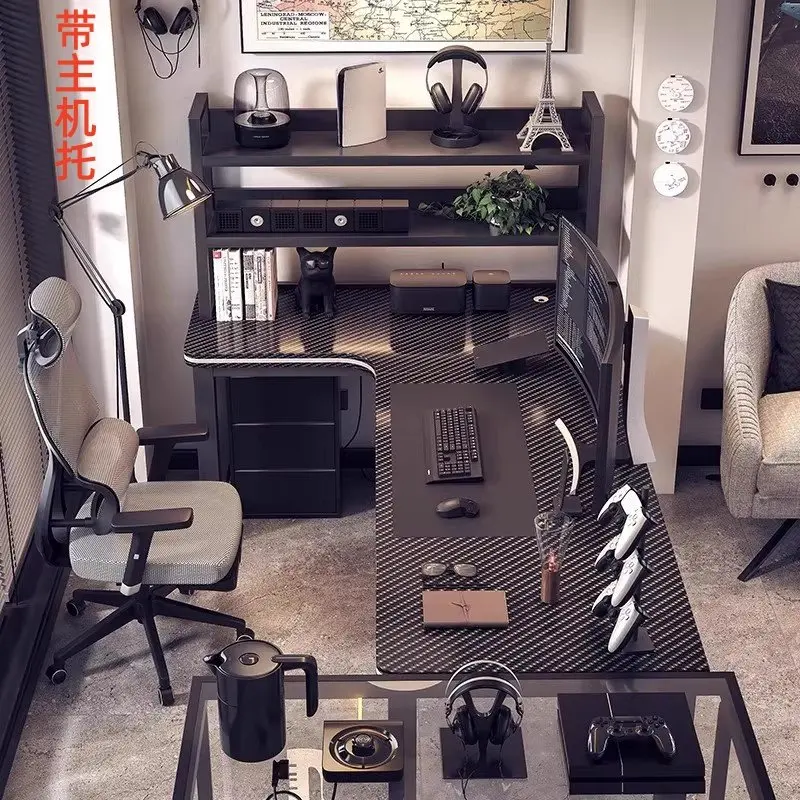 corner Computer desk Room desks office desks and workstations l shaped desk semi enclosed study table gaming table
