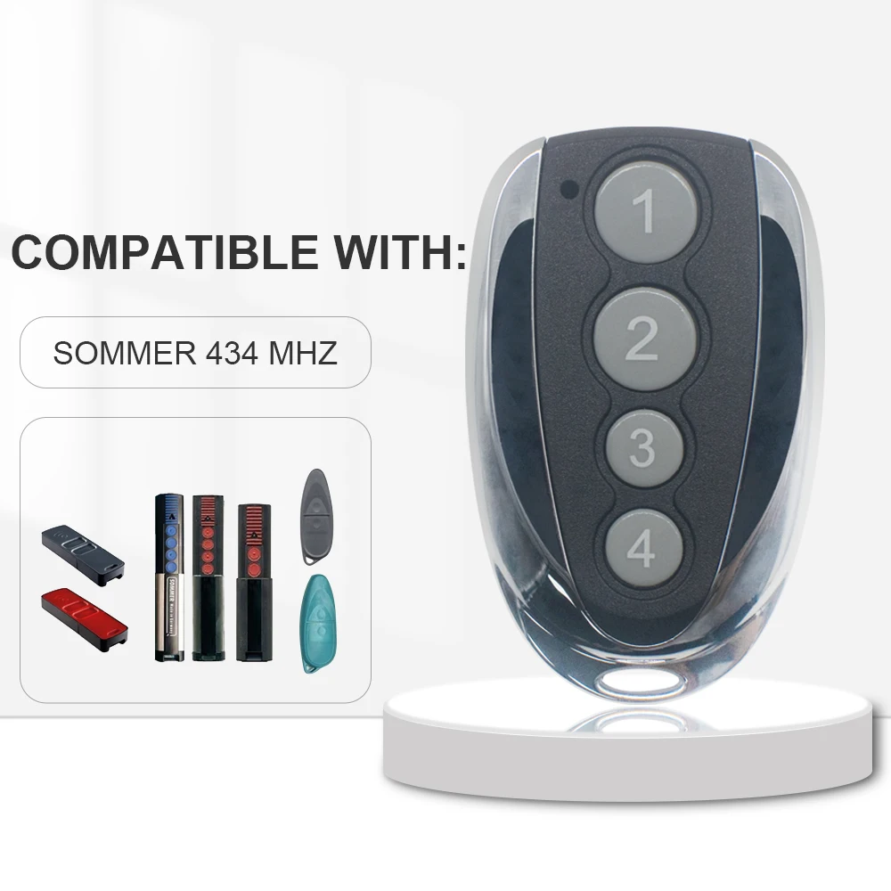 

Sommer 4031V000 868 MHz LED Handheld Remote Control for Garage Doors Motors Home-AC Light Automatic TX03-868-4 Transmitter