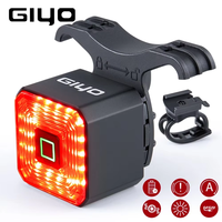 GIYO Bicycle Smart Brake Tail Light USB Charging Glare Tail Light Warning Light MTB Bike Road Bike Bicycle Accessories