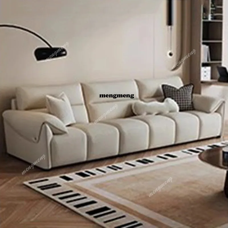 Sofás de Sala de Estar Color Crema, Puffs Nube, Puffs Decorativos, Sofá Futón, Sofá de Dos Plazas, Sofás de Sala de Estar, Sillón Cama, Muebles de Salón