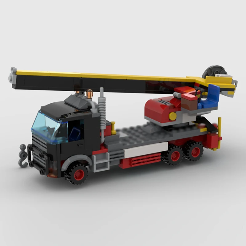 نموذج سيارة المدينة MOC قوالب بناء شاحنة ثقيلة مع تكنولوجيا وحدات الرافعة المتنقلة هدايا العيد للأطفال تجميع بدلة الألعاب