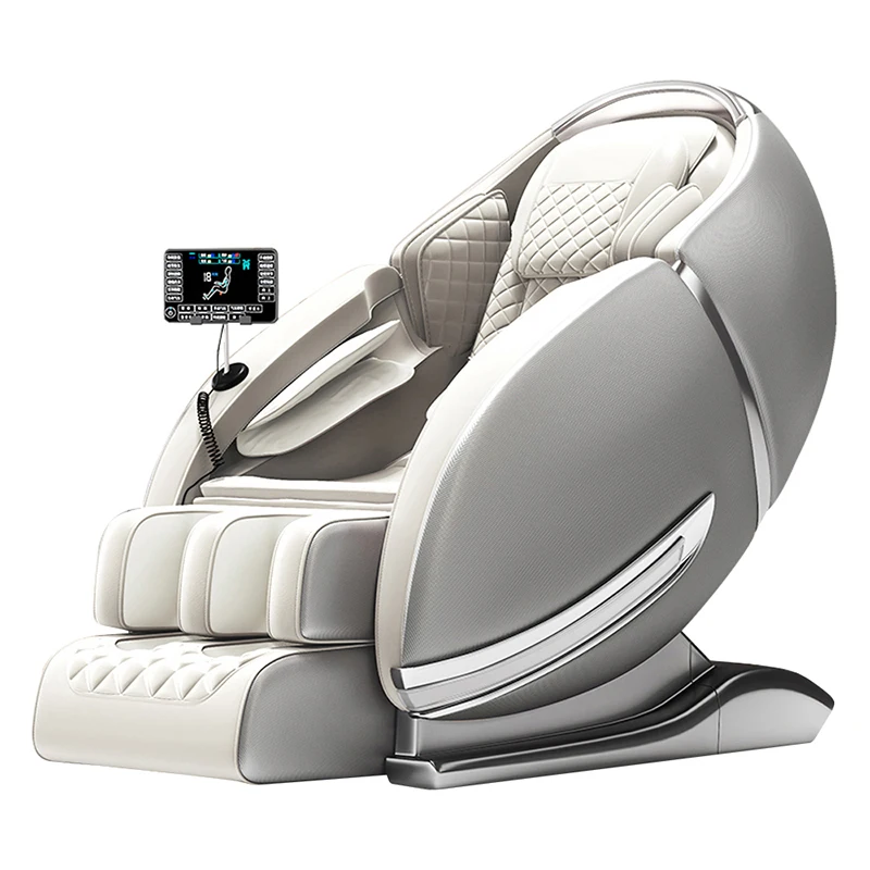 Electric 4D SL Track Luxury Smart Massage Chair Zero Gravity Shiatsu Back Features Includes Musical Function Body Application