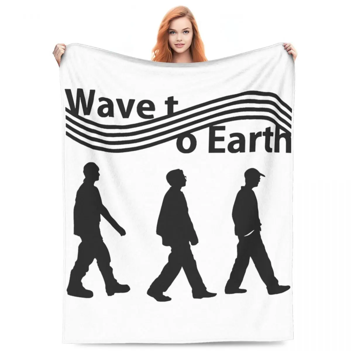 Wave To Earth Band K-pop Blankets Velvet Spring Autumn Multi-function Lightweight Thin Throw Blanket for Bedding Car Throws