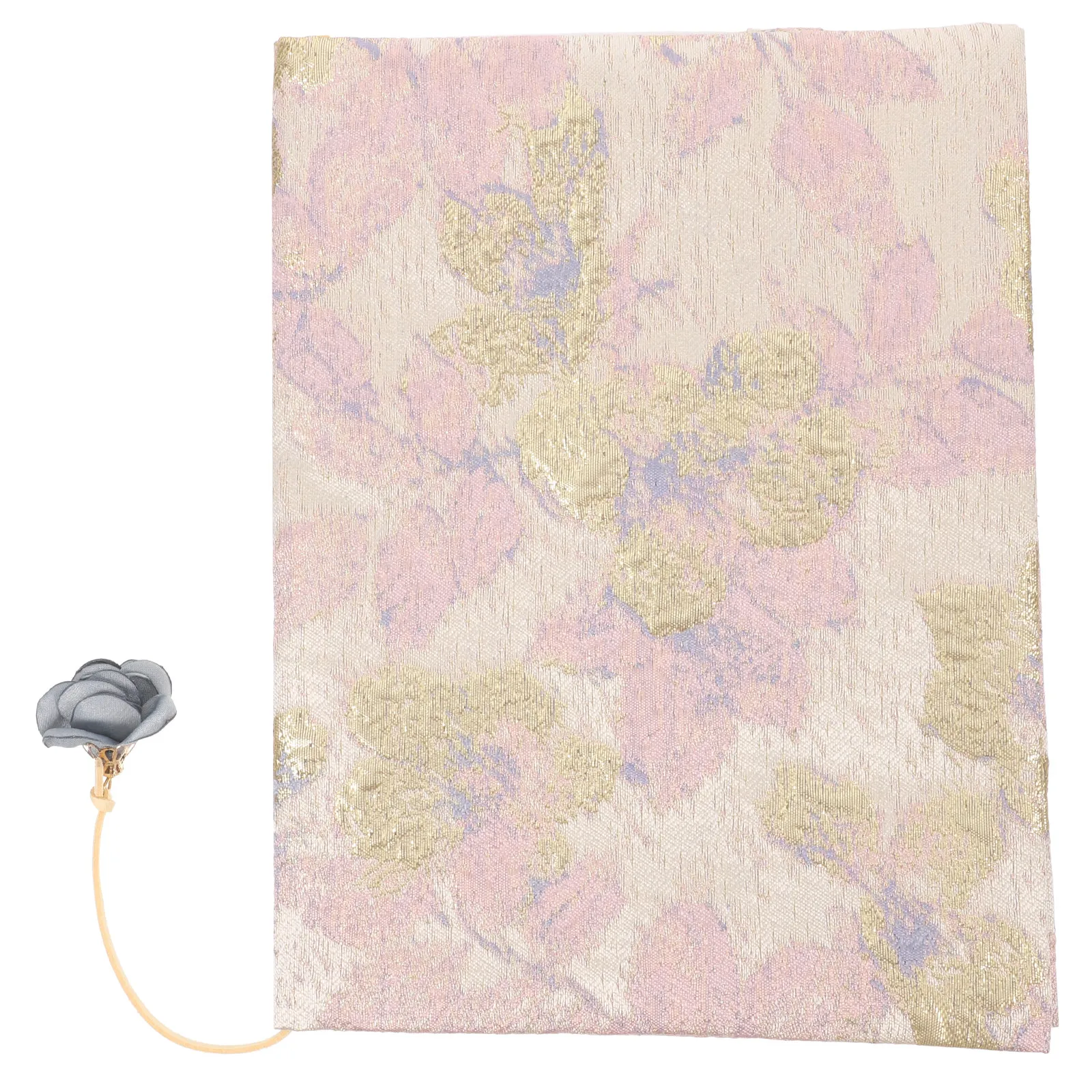 Fabric Book Cover Protector Satin Adjustable Fit Stretchable Soft Sleeve for Paperbacks Textbooks Notebook Journal Waterproof