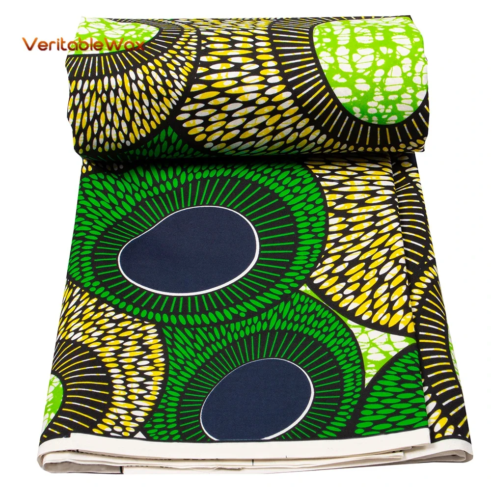 

Africa Ankara Prints Batik Pagne Wax Fabric African fabrics for sewing by meter DIY Sewing Textile 100% Polyester FP6470